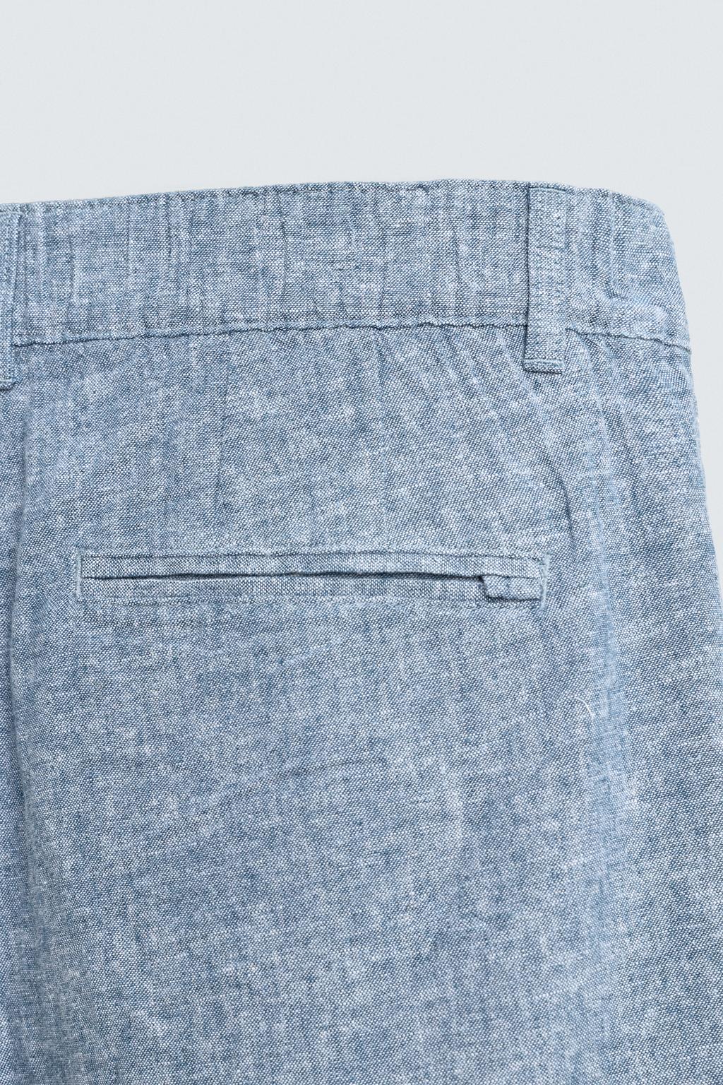 ШОРТЫ REGULAR FIT ИЗ РЕЛЬЕФНОЙ ТКАНИ