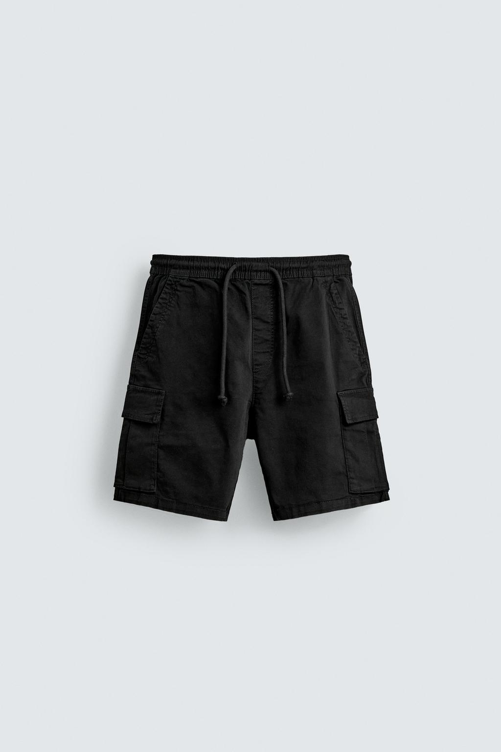 ШОРТЫ КАРГО  С ЭФФЕКТОМ ПОТЕРТОСТИ