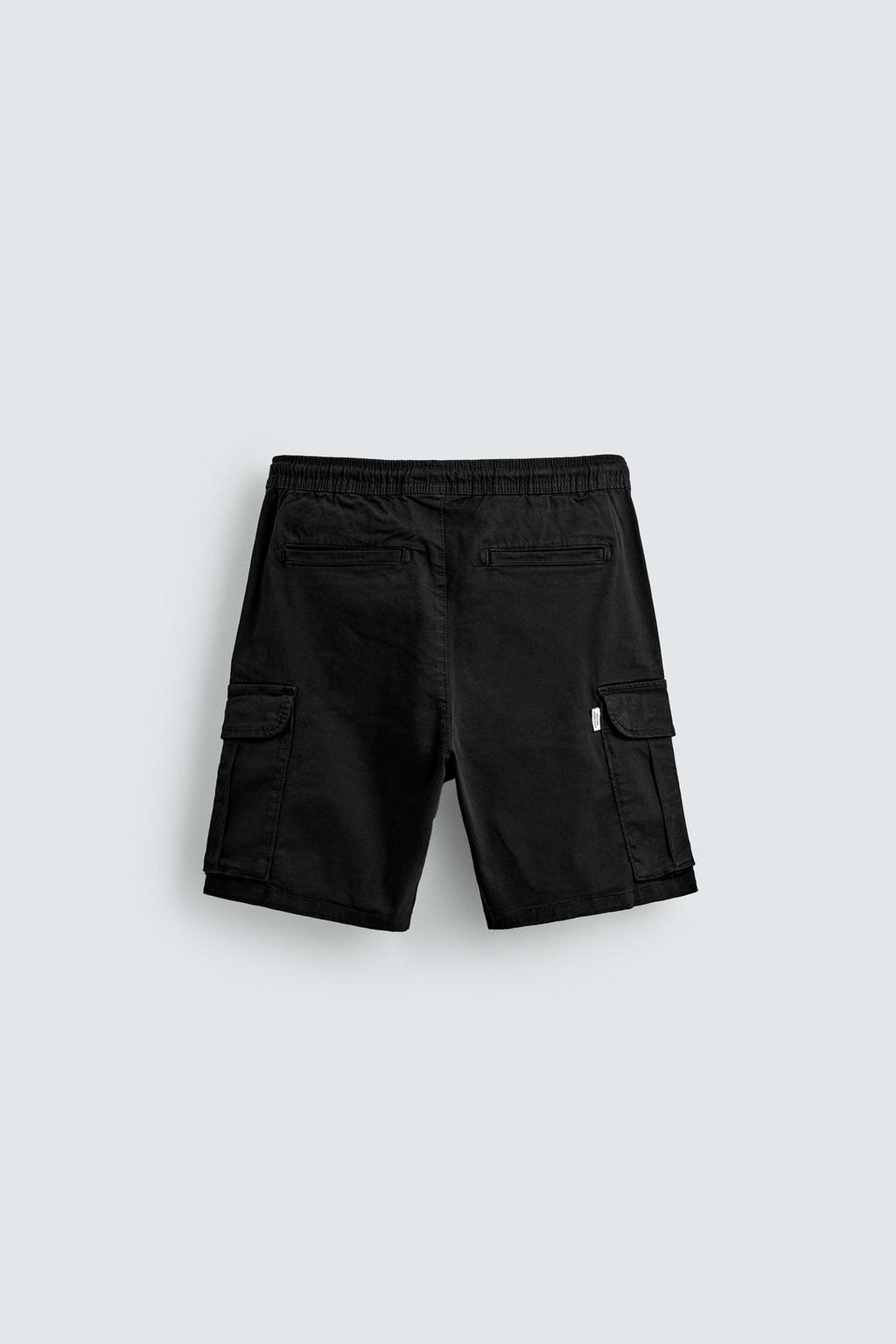 ШОРТЫ КАРГО  С ЭФФЕКТОМ ПОТЕРТОСТИ