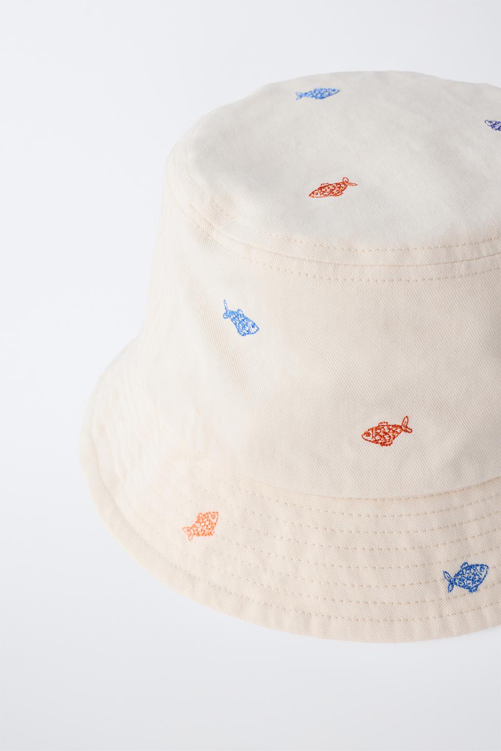 ПАНАМА С ВЫШИВКОЙ «РЫБКИ»