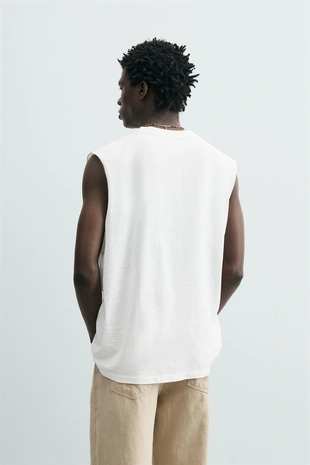 Майка свободного кроя из легкой ткани- Заказать в России