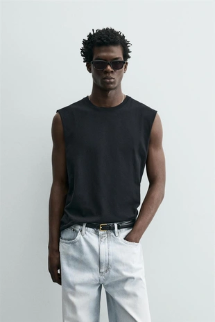 Легкая майка свободного кроя- Заказать в России