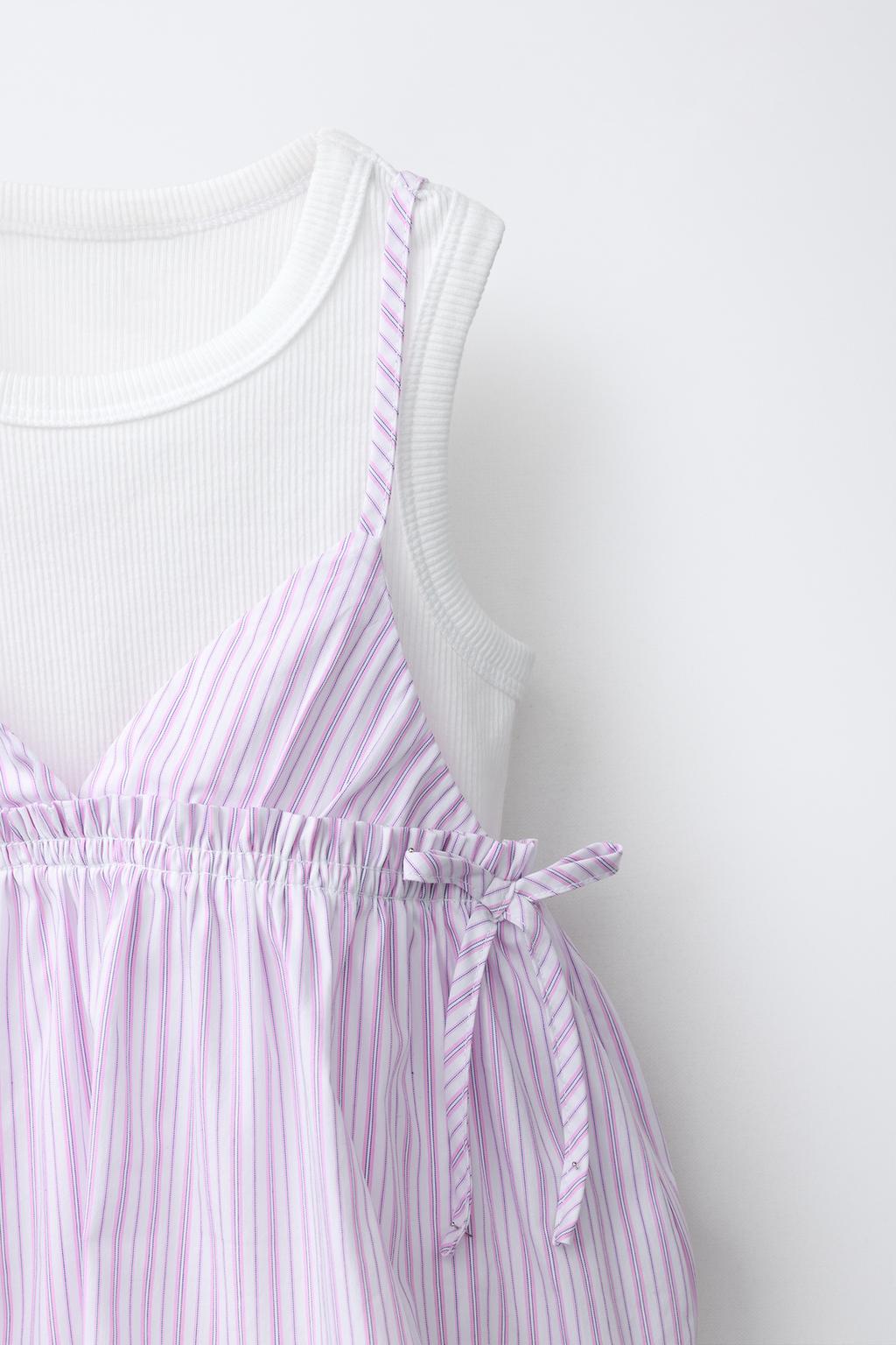 ТОП В ПОЛОСКУ С ФУТБОЛКОЙ В РУБЧИК