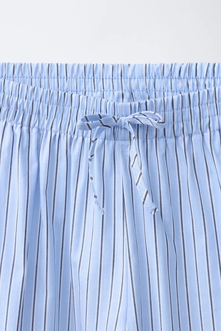 Брюки-шары в полоску- Заказать в России