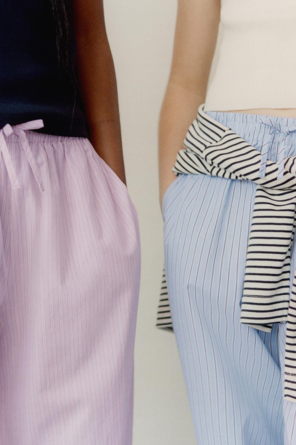 БРЮКИ-БАГГИ В ПОЛОСКУ