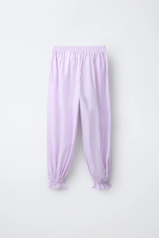 Брюки-багги в полоску- Заказать в России