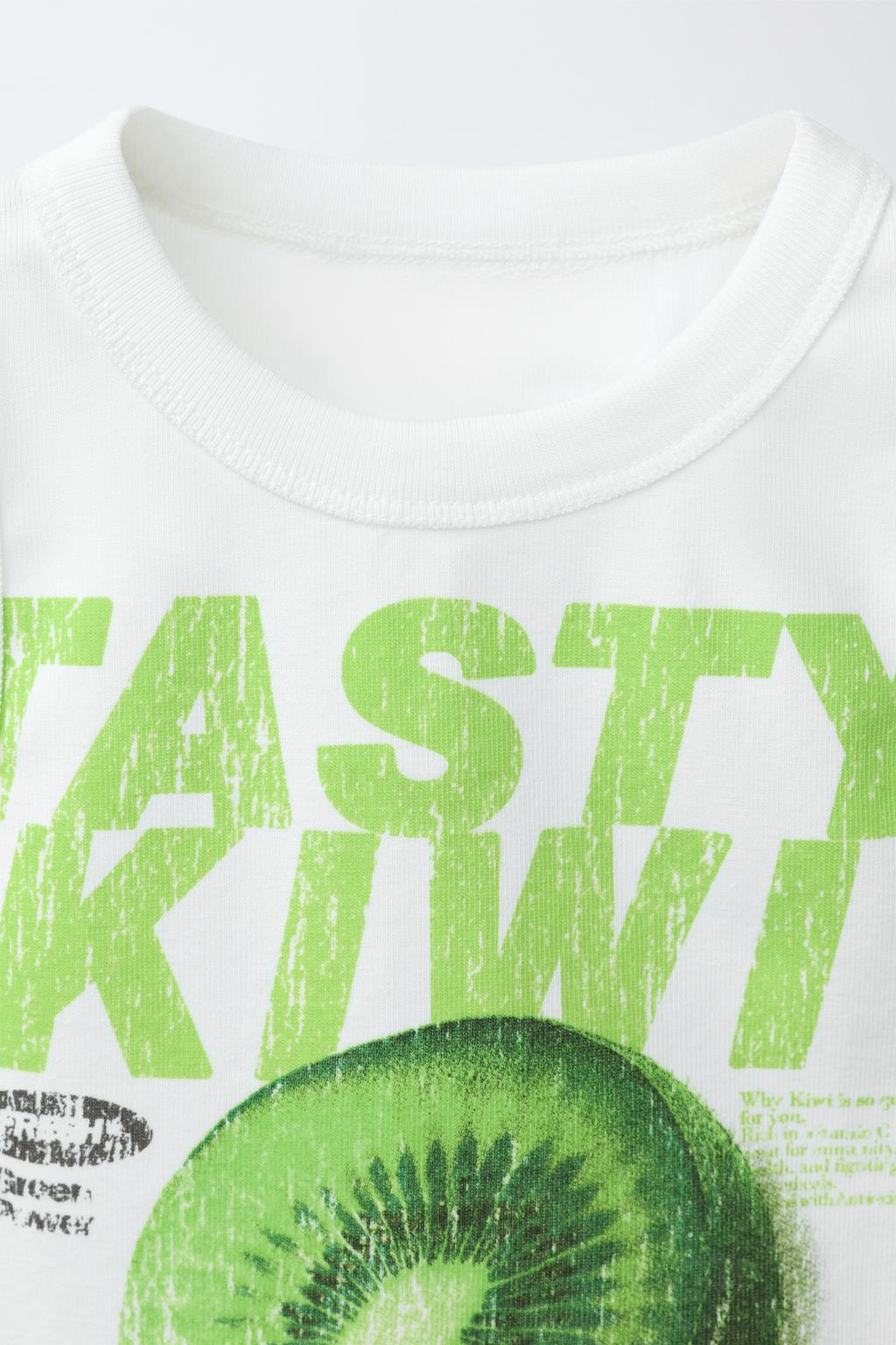 ТОП В РУБЧИК С ПРИНТОМ «ФРУКТЫ»