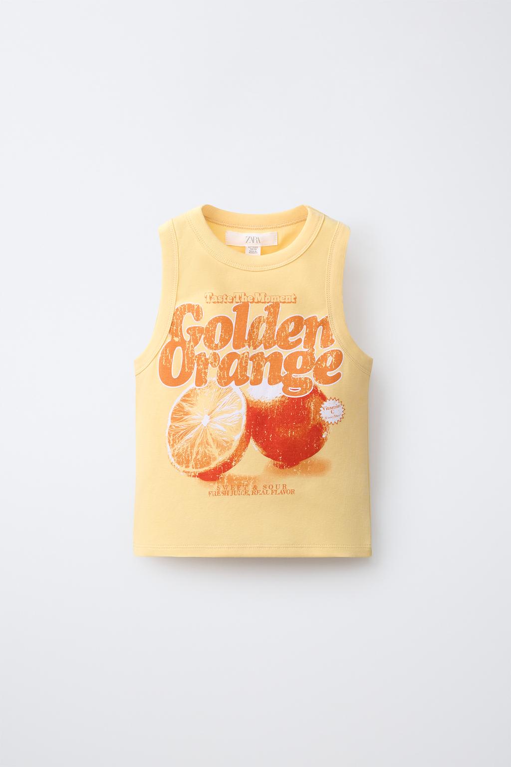 ТОП В РУБЧИК С ПРИНТОМ «ФРУКТЫ»