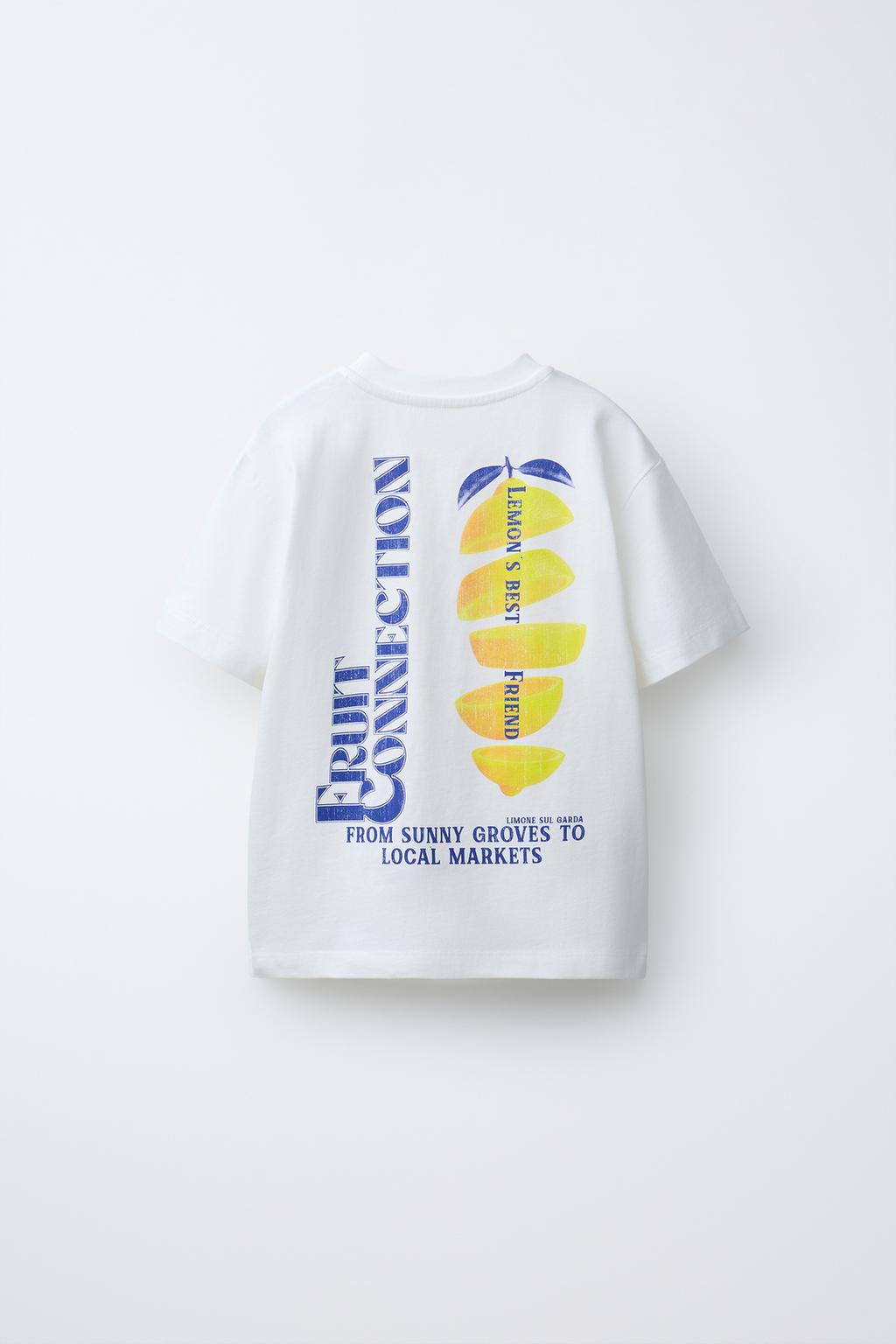 ФУТБОЛКА С ПРИНТОМ ФРУКТОВ