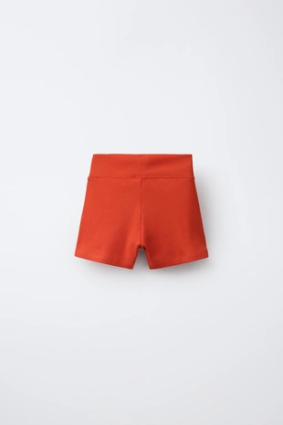 Короткие легинсы в рубчик- Заказать в России