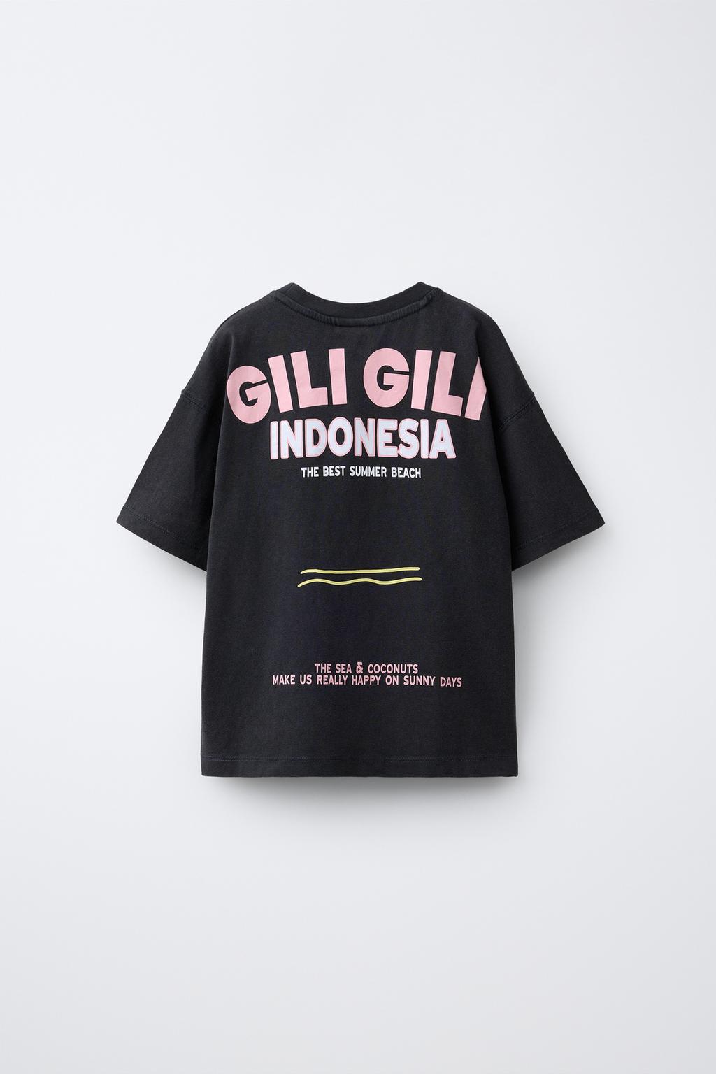 ФУТБОЛКА С ЭФФЕКТОМ ПОТЕРТОСТИ И НАДПИСЬЮ