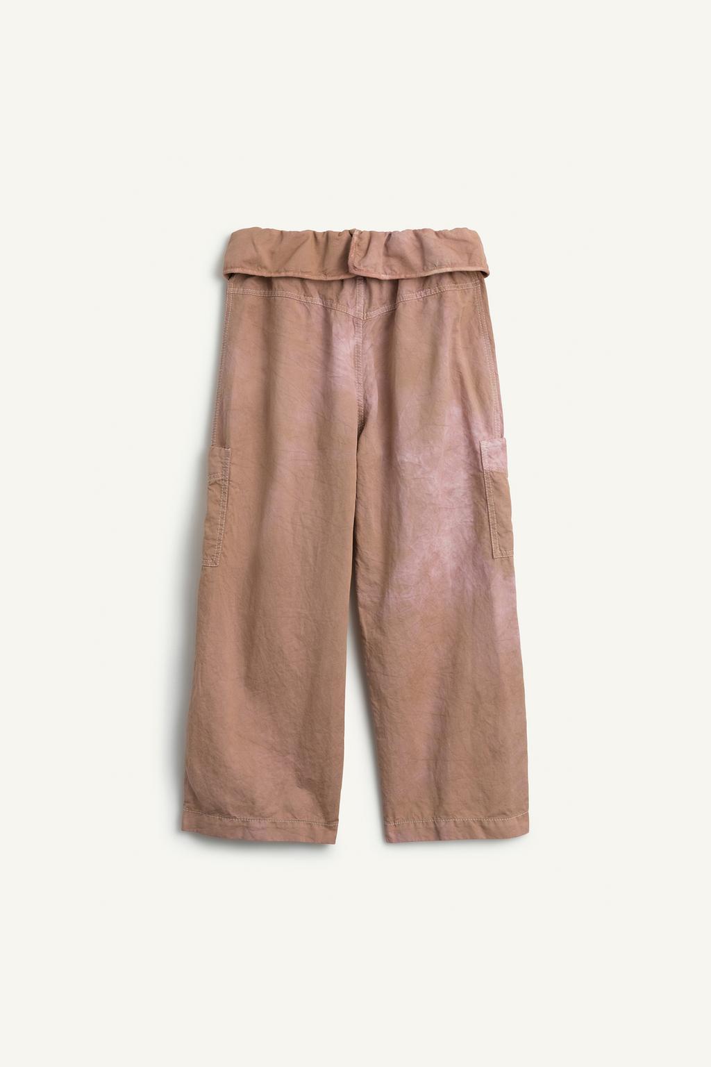 Брюки с эффектом тай-дай