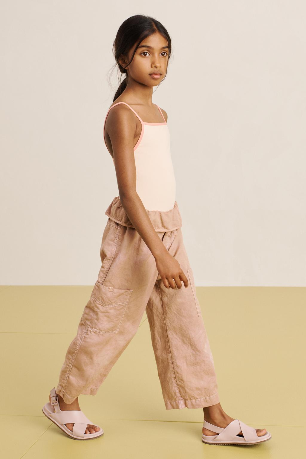 Брюки с эффектом тай-дай