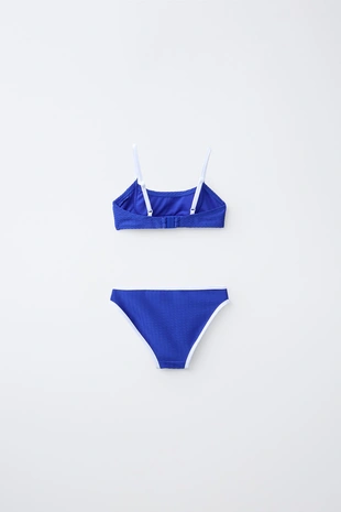 6-14 лет/комплект бикини с контрастной отделкой- Заказать в России