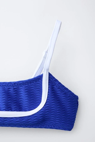 6-14 лет/комплект бикини с контрастной отделкой- Заказать в России