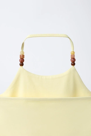 Топ халтер с бусинами