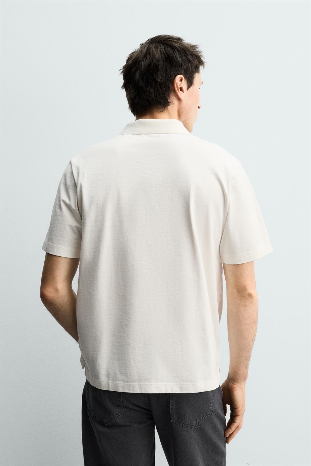 ПОЛО REGULAR FIT С ЭФФЕКТОМ ПОТЕРТОСТИ