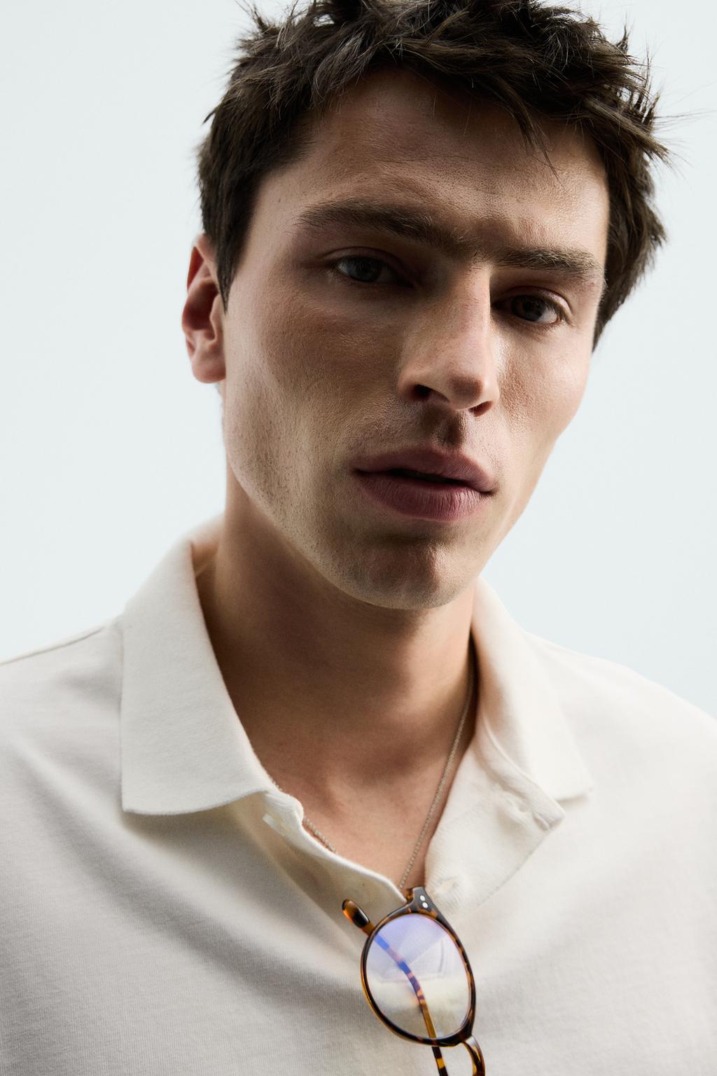 ПОЛО REGULAR FIT С ЭФФЕКТОМ ПОТЕРТОСТИ