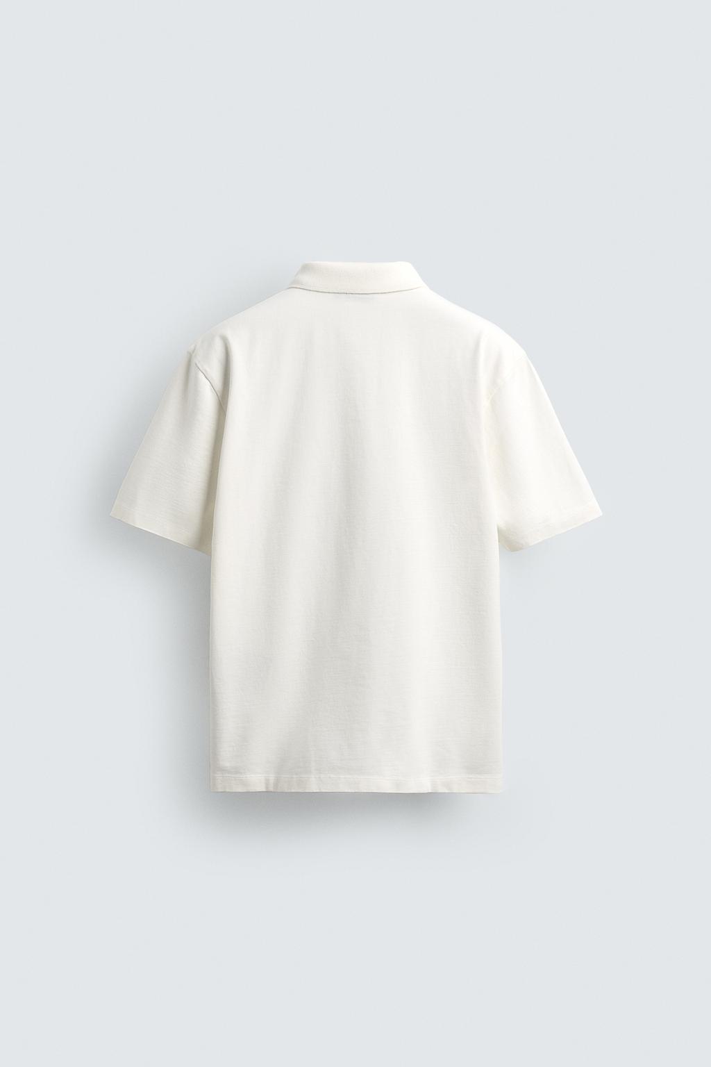 ПОЛО REGULAR FIT С ЭФФЕКТОМ ПОТЕРТОСТИ