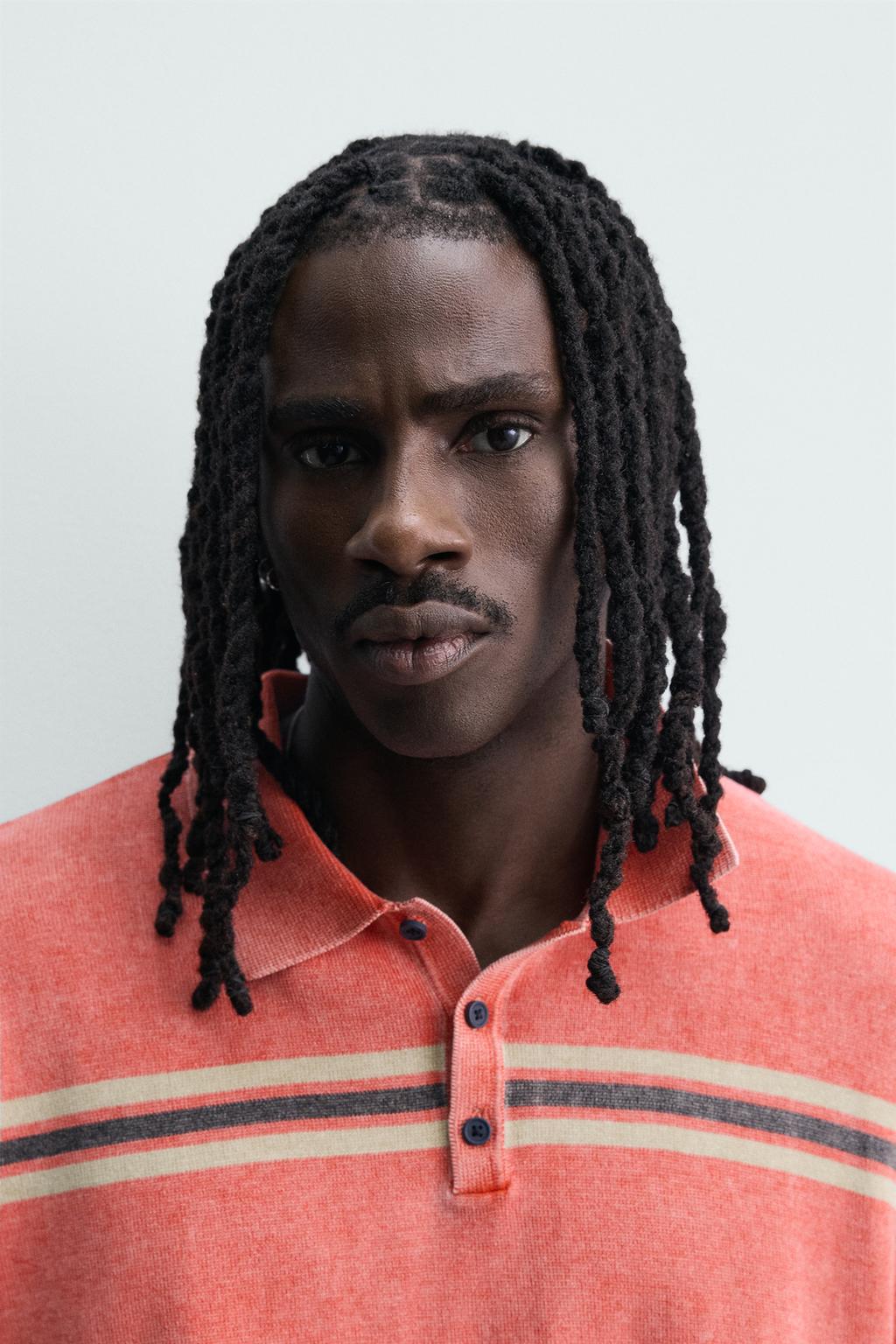 ТРИКОТАЖНОЕ ПОЛО  В ПОЛОСКУ