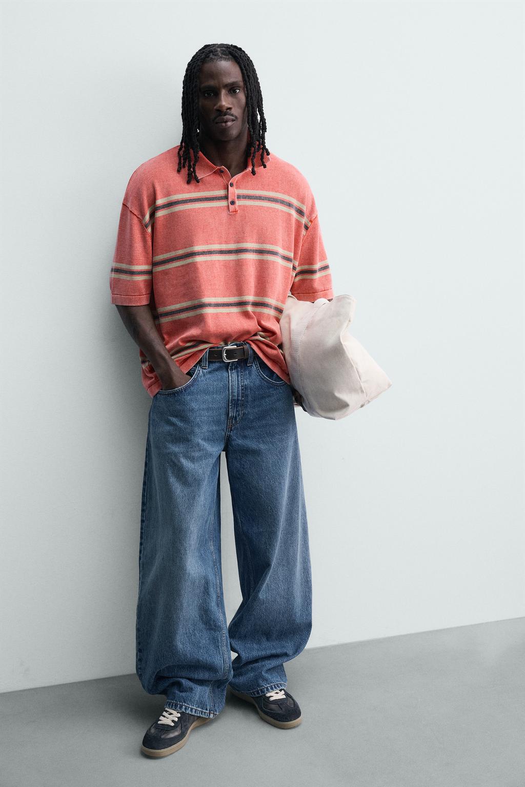 ТРИКОТАЖНОЕ ПОЛО  В ПОЛОСКУ