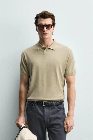 Поло из вареного трикотажа