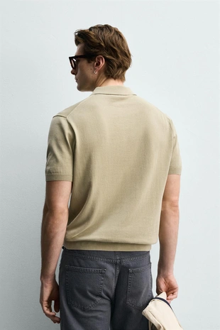 Поло из вареного трикотажа