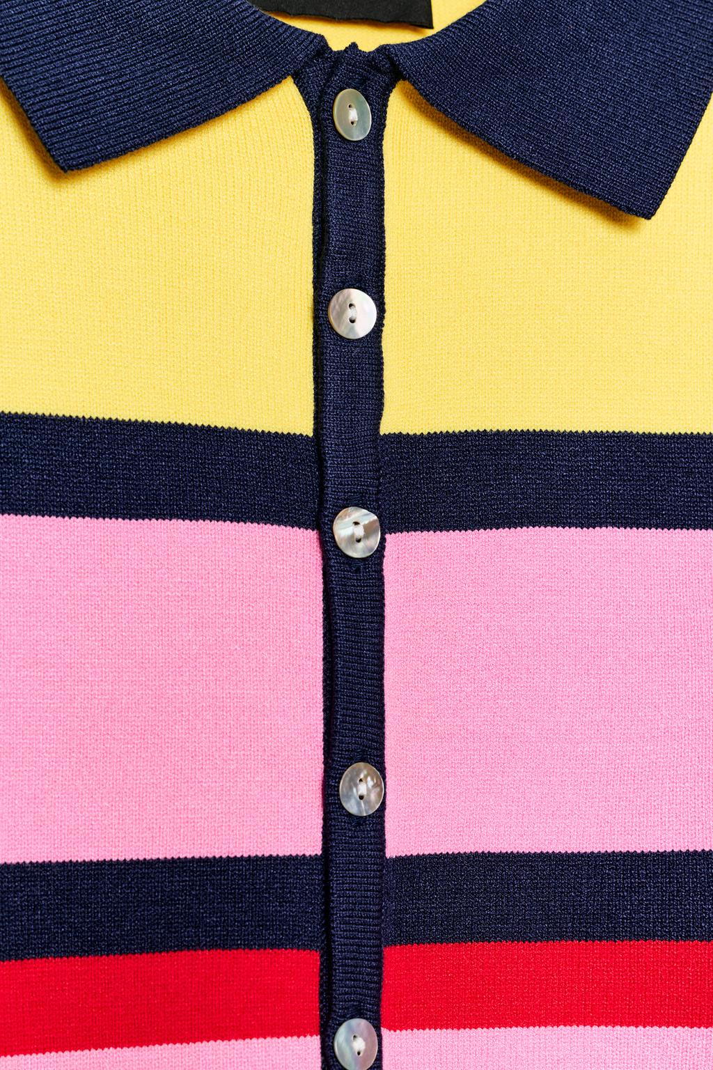 ТРИКОТАЖНОЕ ПОЛО В ПОЛОСКУ