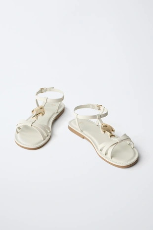 Босоножки с ремешками- Заказать в России