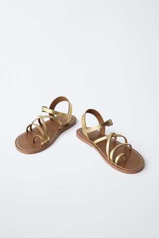 Кожаные сандалии- Заказать в России