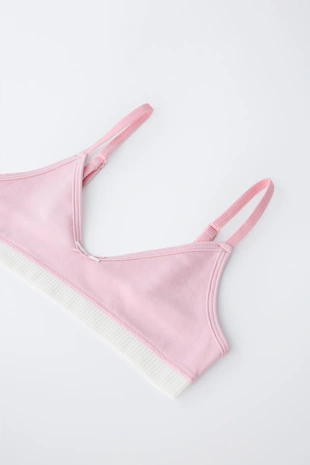 Набор из трех топов с контрастными деталями 9-14 лет- Заказать в России