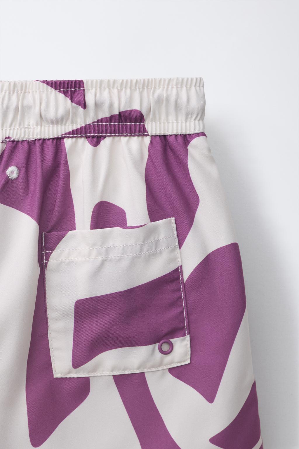 ПЛАВКИ-БЕРМУДЫ С ГЕОМЕТРИЧЕСКИМ ПРИНТОМ (6–14 ЛЕТ)