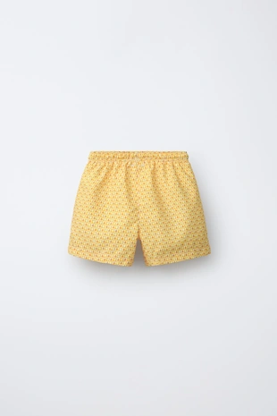 6-14 лет/плавки-бермуды с геометрическим принтом- Заказать в России