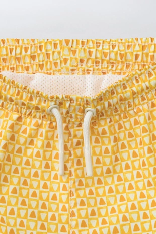 6-14 лет/плавки-бермуды с геометрическим принтом- Заказать в России