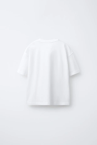 Футболка с рельефным принтом тигра и текстом- Заказать в России