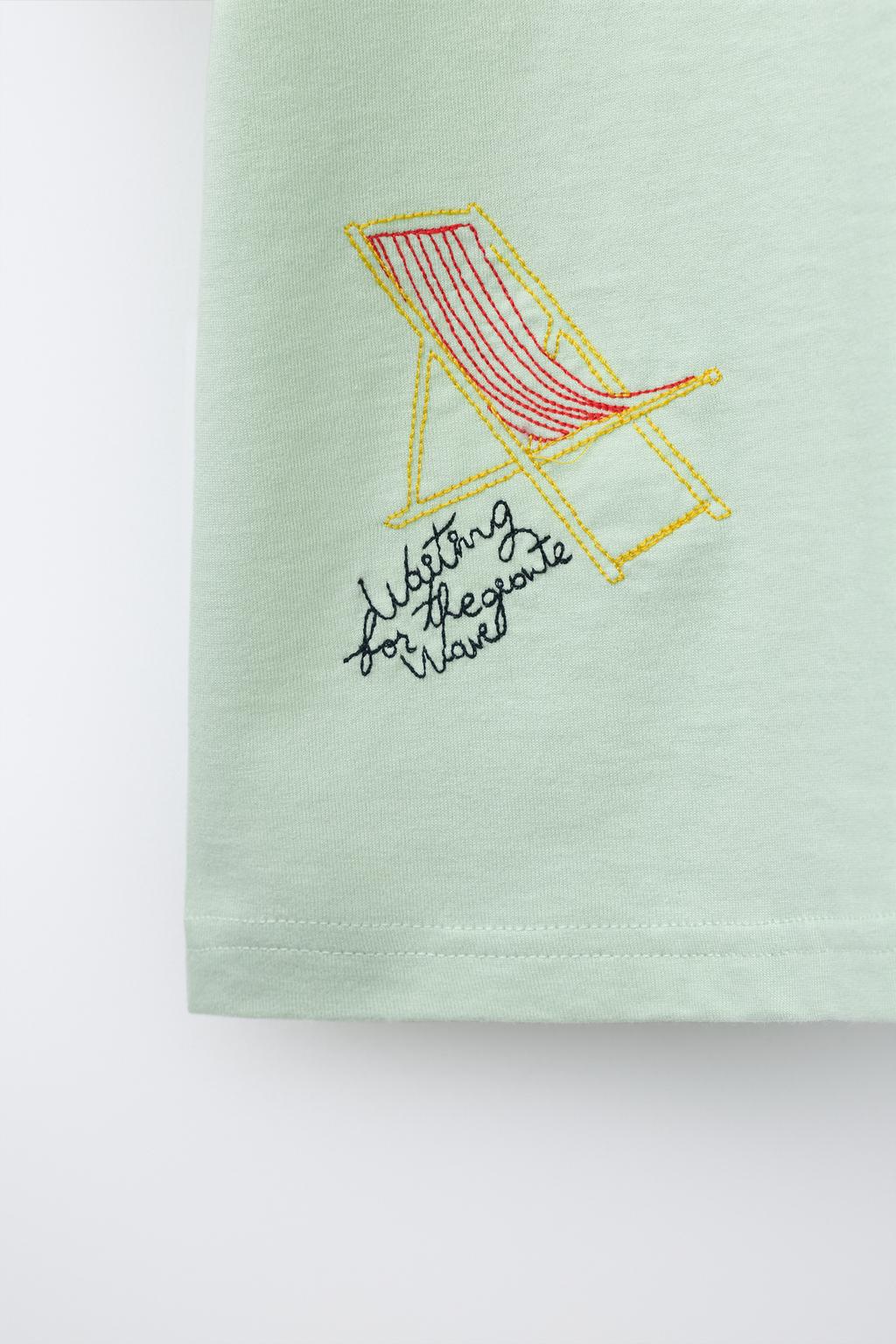 ФУТБОЛКА С ВЫШИВКОЙ