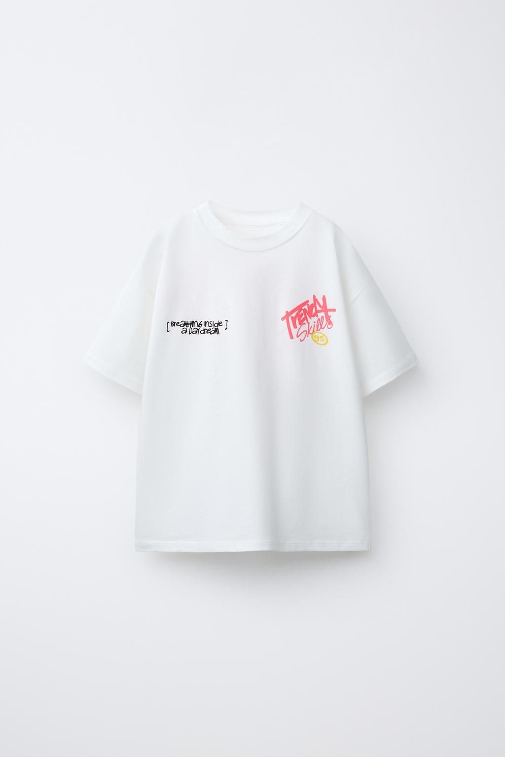 ФУТБОЛКА С ПРИНТОМ ГРАФФИТИ