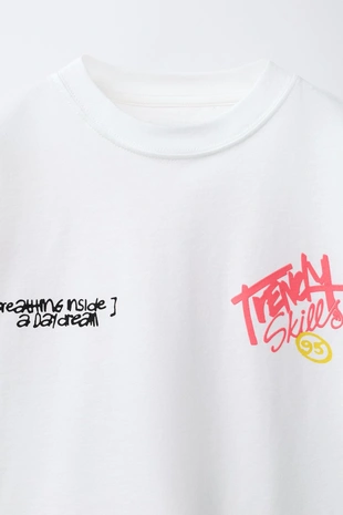 Футболка с принтом граффити- Заказать в России