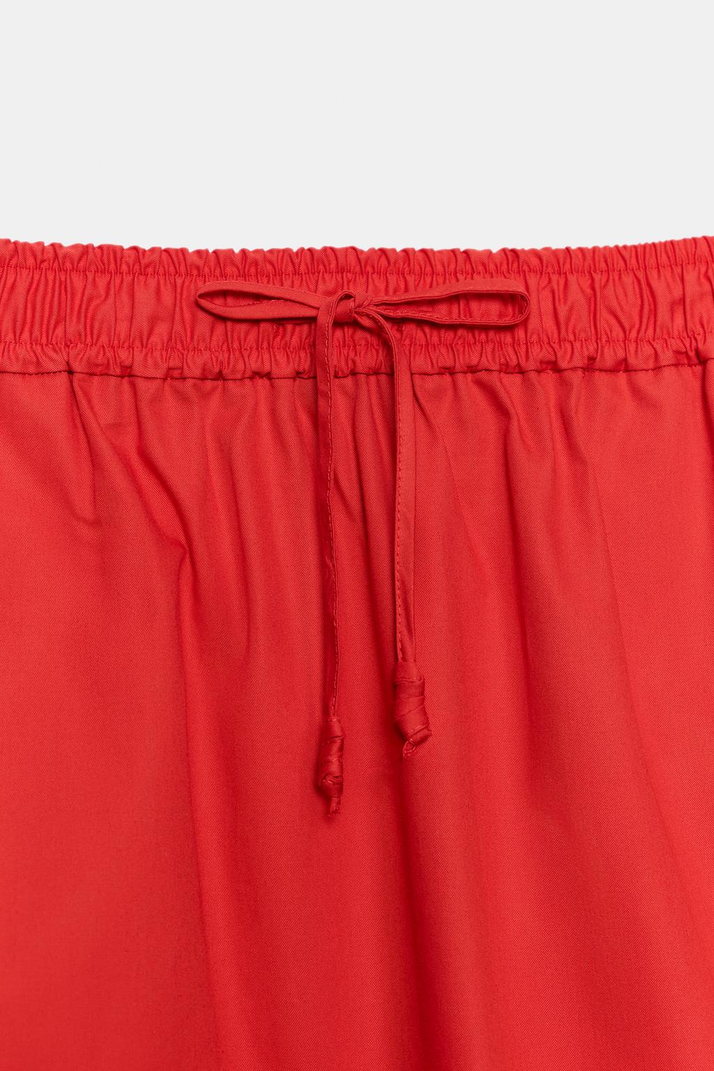 ЮБКА МИДИ ИЗ ПОПЛИНА — ZW COLLECTION