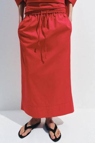 Юбка миди из поплина — Zw Collection- Заказать в России