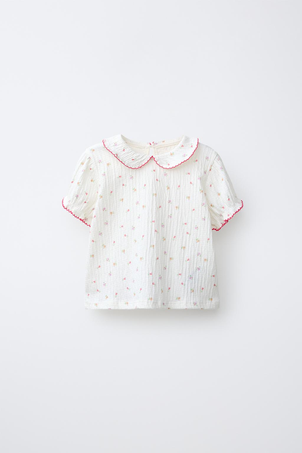 ФУТБОЛКА С ЦВЕТОЧНЫМ ПРИНТОМ