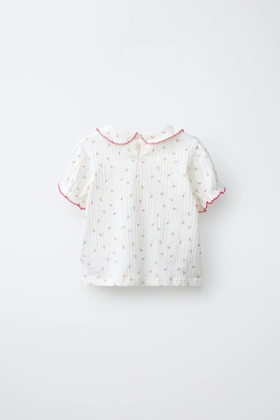 Футболка с цветочным принтом- Заказать в России