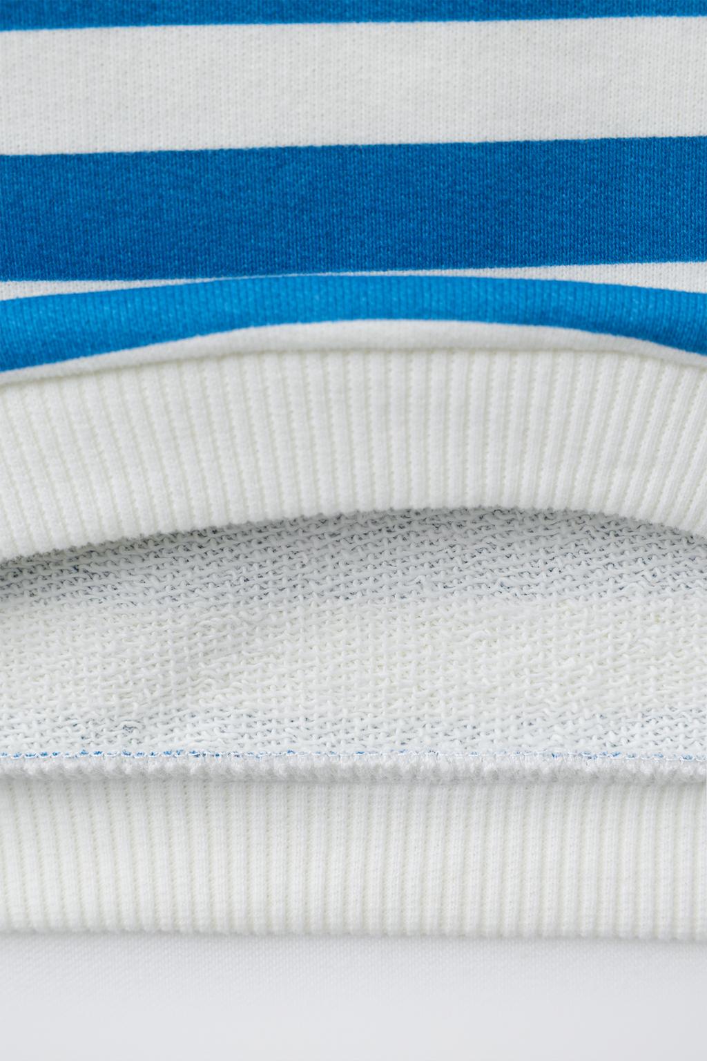 ТОЛСТОВКА В ПОЛОСКУ С ВЫШИВКОЙ «КРАБ»