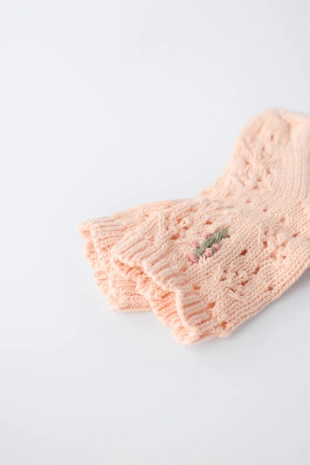 Ажурные носки с цветочной вышивкой- Заказать в России