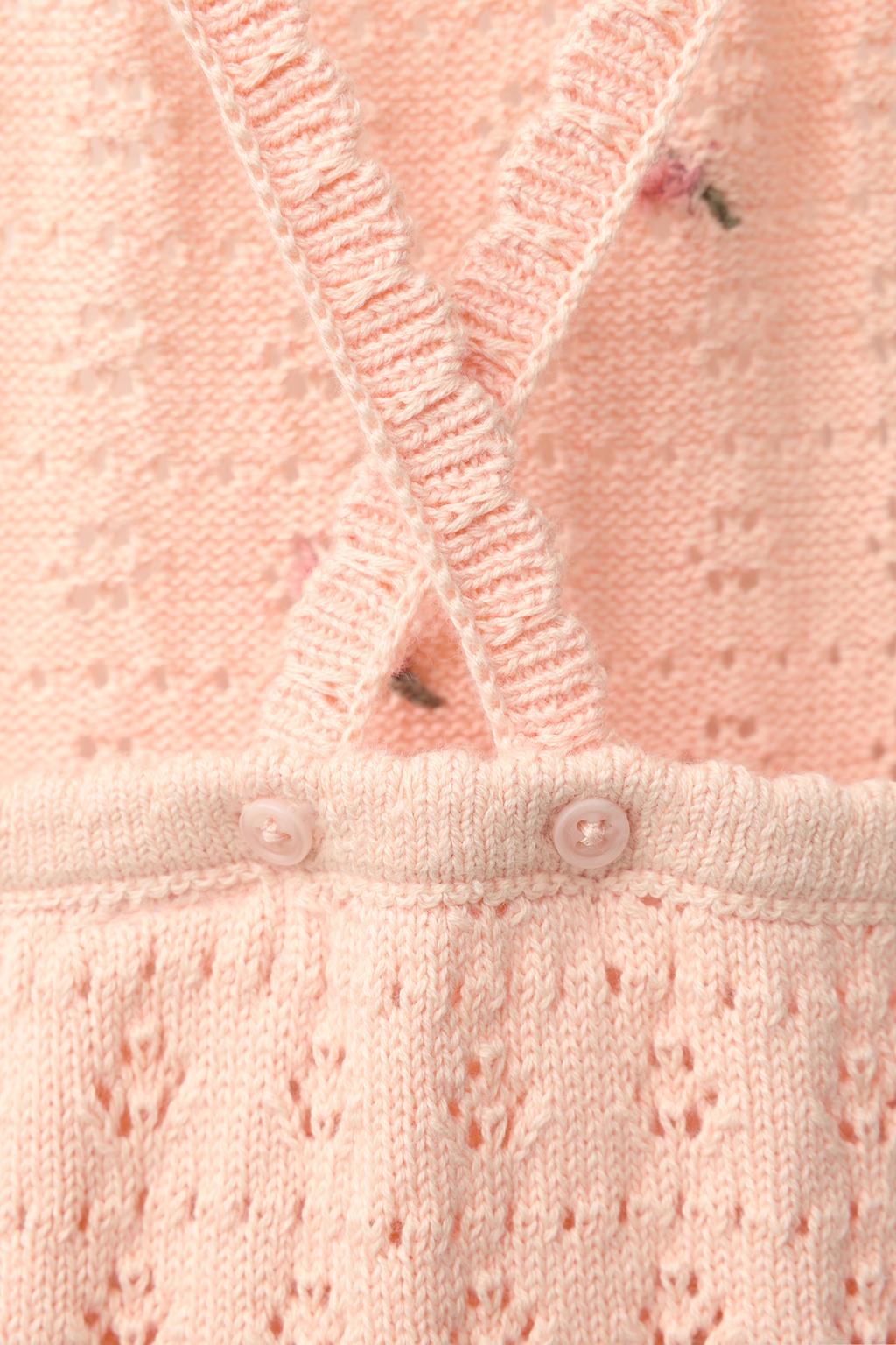 ВЯЗАНЫЙ КОМБИНЕЗОН С ВЫШИВКОЙ