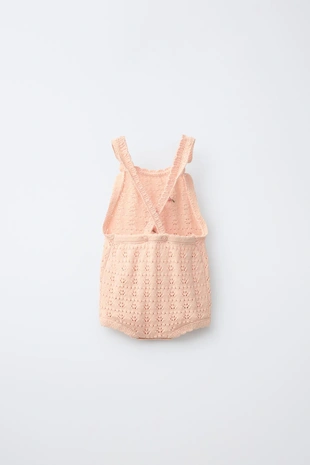 Вязаный комбинезон с вышивкой- Заказать в России