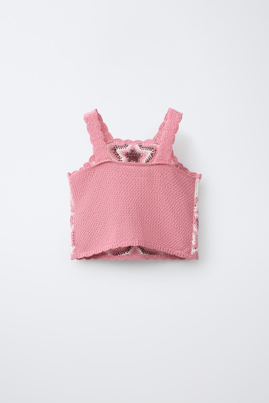 ТОП ИЗ КРУЖЕВА КРОШЕ СО ЗВЕЗДАМИ