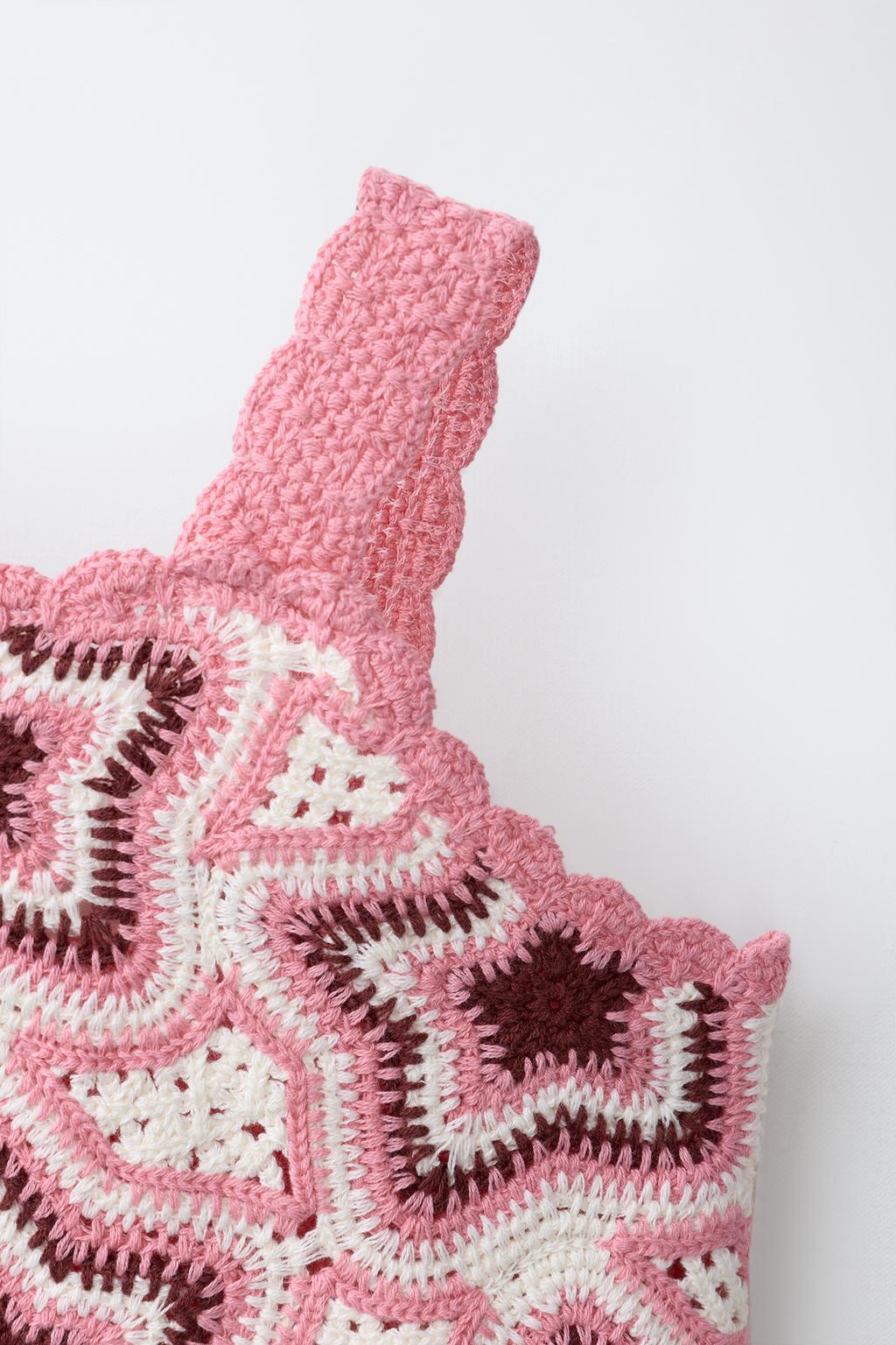 ТОП ИЗ КРУЖЕВА КРОШЕ СО ЗВЕЗДАМИ