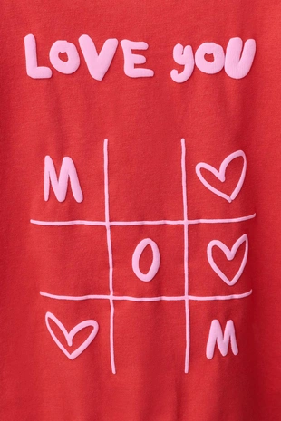 Футболка с рельефным принтом- Заказать в России