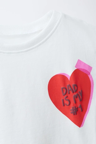 Футболка с рельефным принтом- Заказать в России